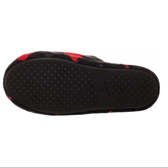 Harley Quinn Mad Love Red Black Argyle Print Slippers DC Comics Bioword NWT - Picture 4 of 9